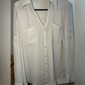 Beige blouse Express